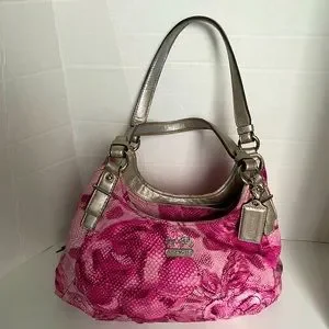 美品 Coach Maggie Madison Pink Floral Hobo s-l1200.jpg